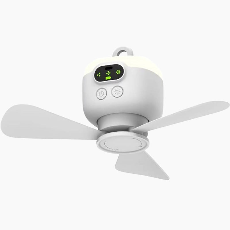 🌬️Summer Hot Sale✨Rechargeable Ceiling Fan with LED Lights