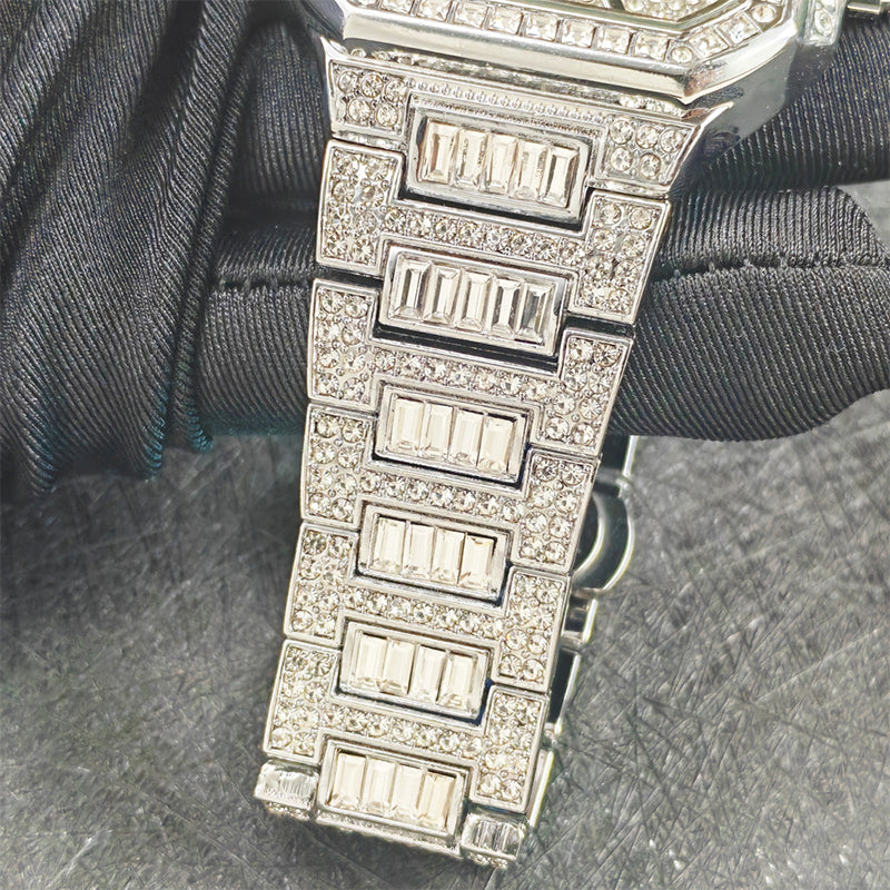 ✨Luxury Square Rhinestone Watch – Elegant Sparkle for Every Occasion✨