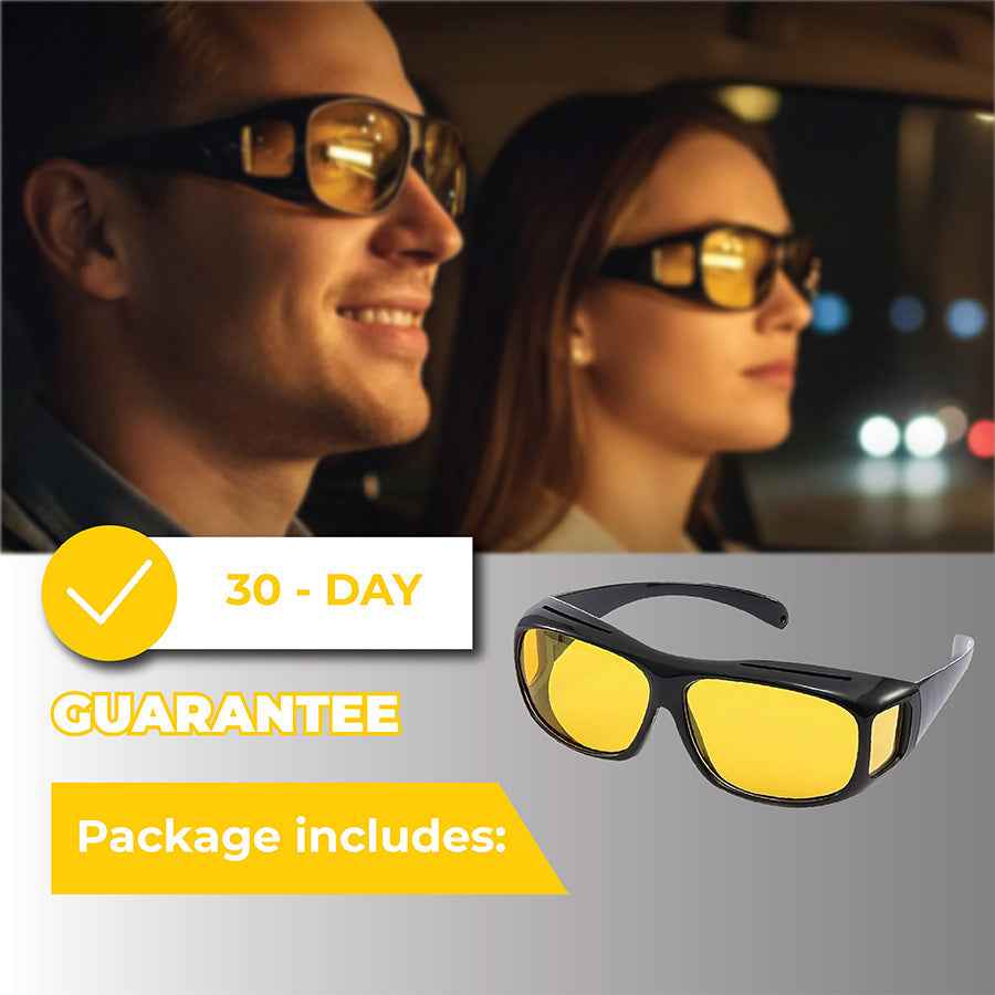 🛑 Stop Blinding Headlights! Drive Safer & Clearer Tonight 🚘✨ Night Vision Driving Glasses