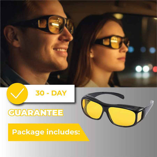 🛑 Stop Blinding Headlights! Drive Safer & Clearer Tonight 🚘✨ Night Vision Driving Glasses