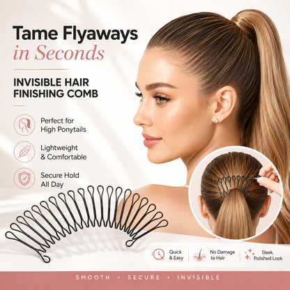 Flexible Invisible Grip Flyaway Hair Comb
