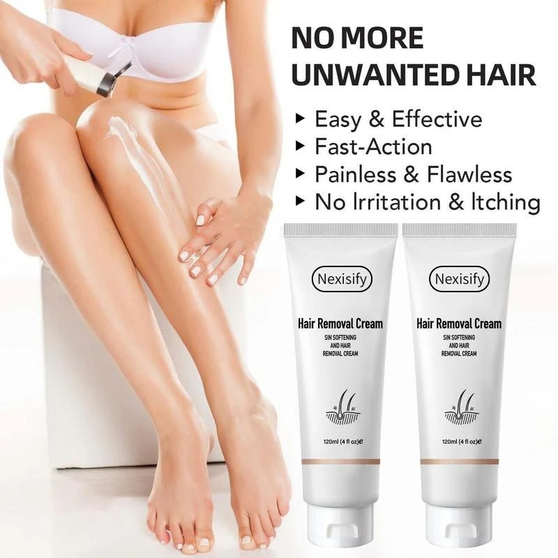✨ Buy 1 Get 1 Free | Gentle Hair Removal Cream – Smooth Skin in Minutes（100ml）
