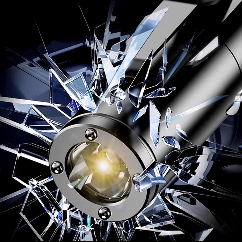 Rechargeable & Magnetic Mini Keychain Flashlight