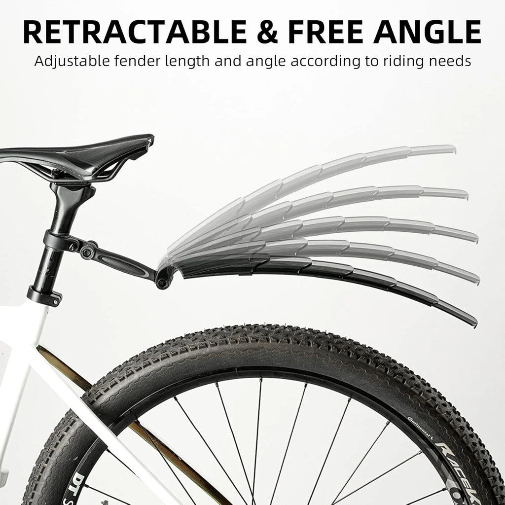 🚲  Retractable Bike Mudguards