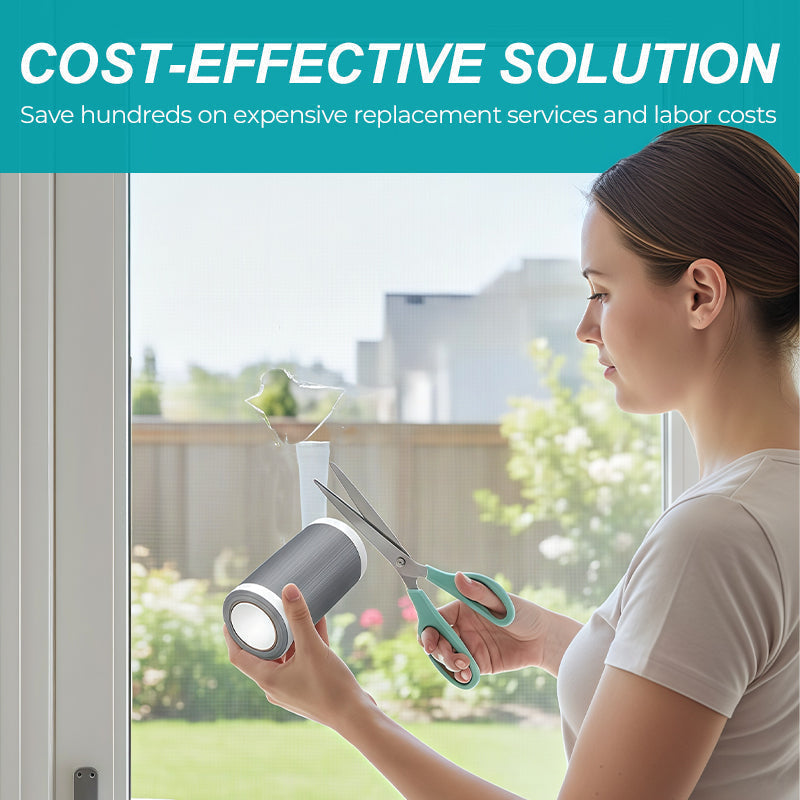 📢📢50% OFF !!⏰ Self-Adhesive DIY Window Screen Repair Tape