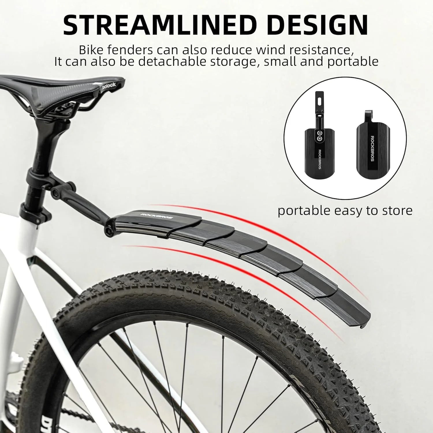 🚲  Retractable Bike Mudguards