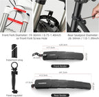 🚲  Retractable Bike Mudguards