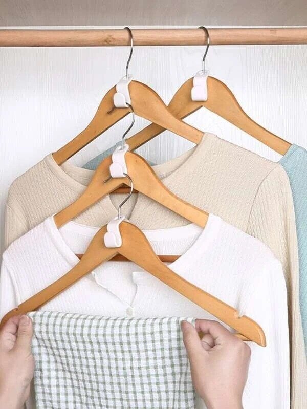【🔥The 2026 The best closet helper】Space-Saving Clothes Hanger Connector Hooks