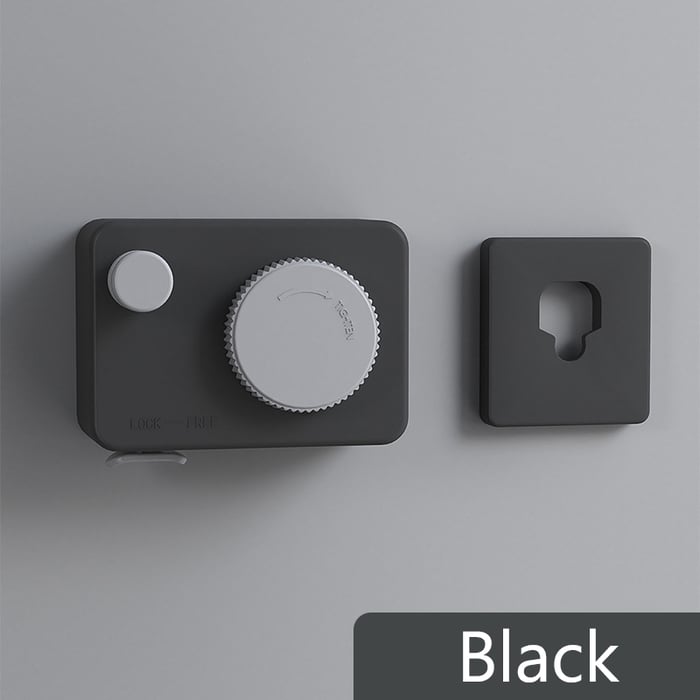 Drill-Free Invisible Adjustable Clothesline