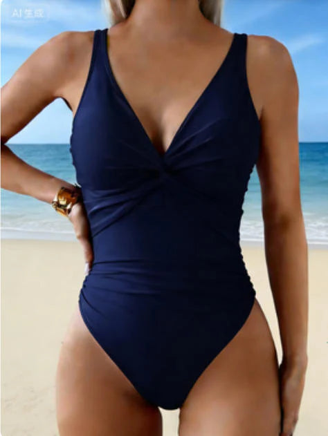 💕LAST DAY SALE 70% OFF💕Hourglass™ Twist Front Tummy Control One-Piece Swimsuit👙🌊