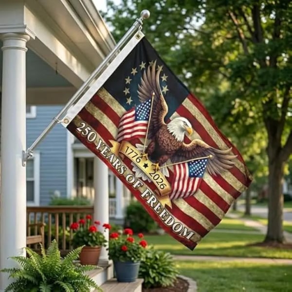 ⏰Last Day 49% Off⏰ 🦅America 250 Celebration Banner – 1776-2026 Milestone Tribute, Double-Sided Printing & Weather-Resistant Elegance ⭐