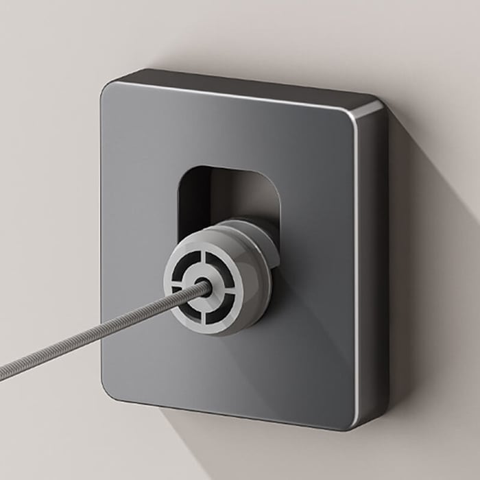 Drill-Free Invisible Adjustable Clothesline