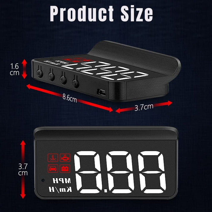 💝Car HUD Speedometer Display Windshield Projector🚗