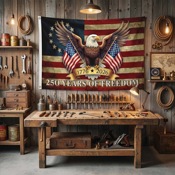 ⏰Last Day 49% Off⏰ 🦅America 250 Celebration Banner – 1776-2026 Milestone Tribute, Double-Sided Printing & Weather-Resistant Elegance ⭐