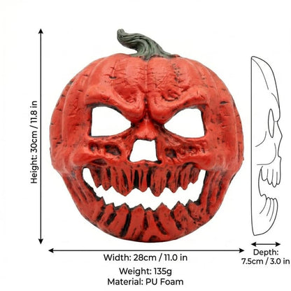 🔥HOT SALE🔥🎃The Evil Jack-O'-Lantern🎃 Premium Pumpkin Skull Horror Mask