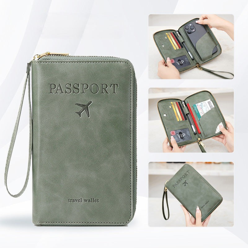 🧳2026 Tourism Must✈️Multifunctional RFID Passport Wallet