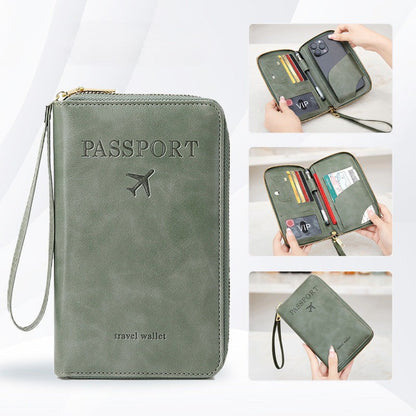 🧳2026 Tourism Must✈️Multifunctional RFID Passport Wallet