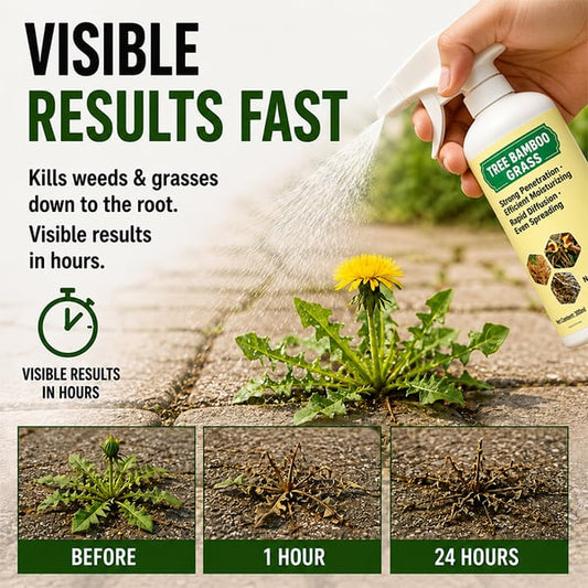 🔥2026 SALE - Fast-Acting Natural Weed & Grass Killer Spray