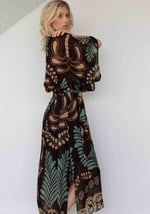 Bohemian V-Neck Loose Dress