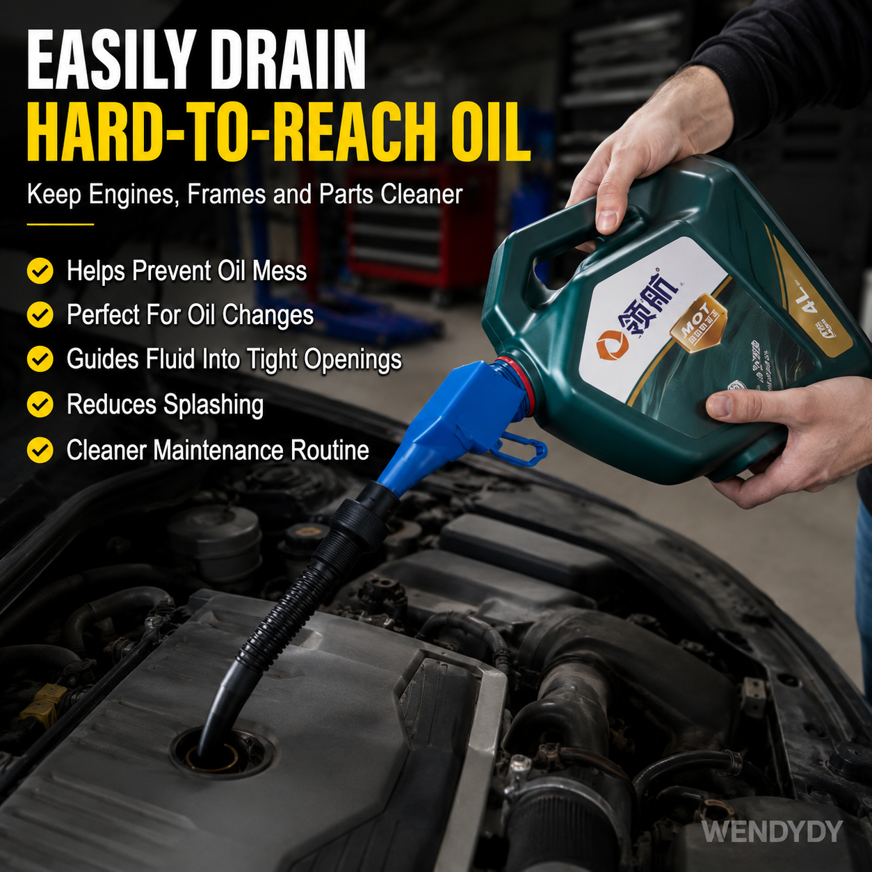 Flexible Draining Tool Snap Funnel