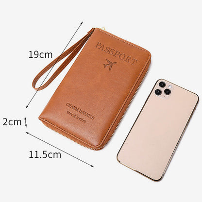 🧳2026 Tourism Must✈️Multifunctional RFID Passport Wallet