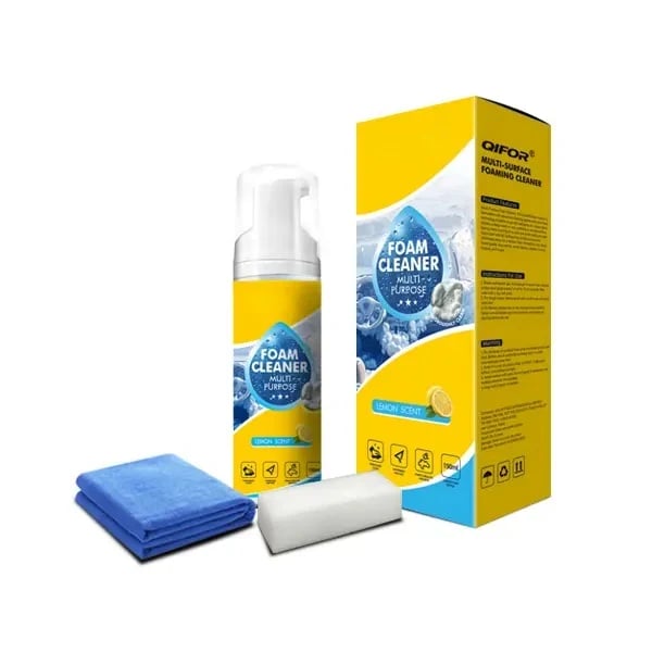 Enzyme-Powered Multi-Surface Foam Cleaner – Deep Clean Stains, Grease & Odors Fast