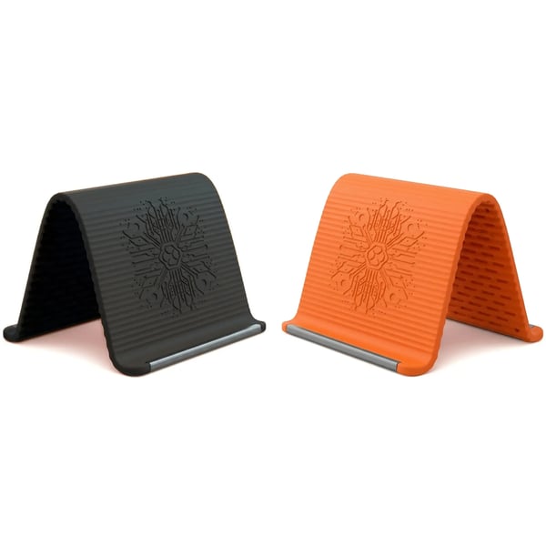 Flexible Silicone Aluminum Phone holder stand, Bendable Rollable Foldable Design