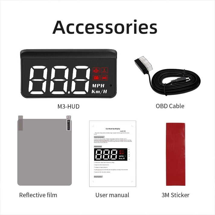 💝Car HUD Speedometer Display Windshield Projector🚗