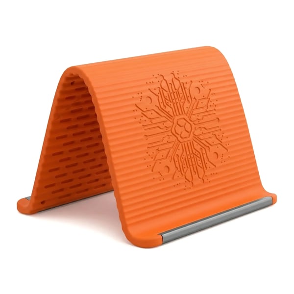 Flexible Silicone Aluminum Phone holder stand, Bendable Rollable Foldable Design