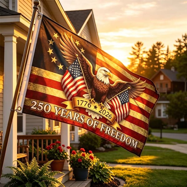 ⏰Last Day 49% Off⏰ 🦅America 250 Celebration Banner – 1776-2026 Milestone Tribute, Double-Sided Printing & Weather-Resistant Elegance ⭐