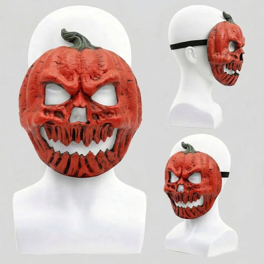 🔥HOT SALE🔥🎃The Evil Jack-O'-Lantern🎃 Premium Pumpkin Skull Horror Mask