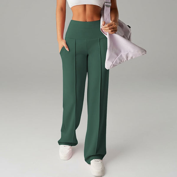 💗LAST DAY SALE 70% OFF⚡50K+ SOLD💕Women's Plain Loose Straight Leg Pants