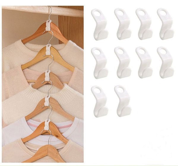 【🔥The 2026 The best closet helper】Space-Saving Clothes Hanger Connector Hooks