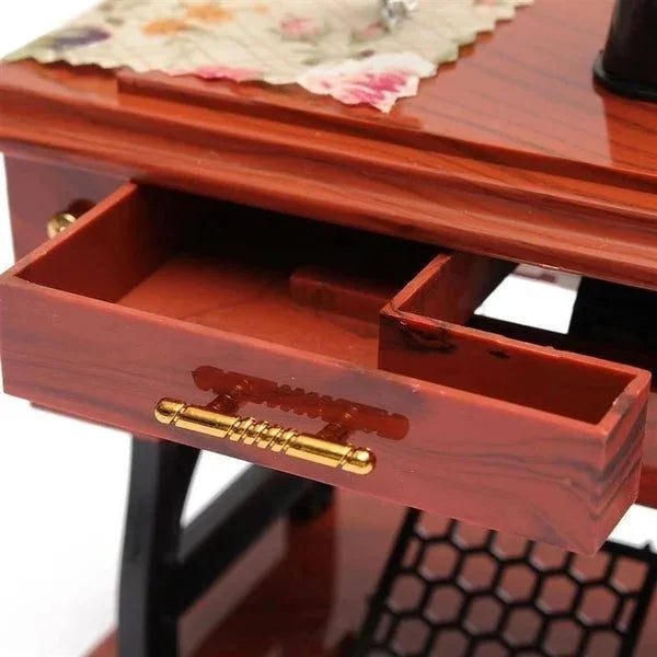 Time Limit Sale 50% OFF - Wood Mini Sewing Machine Music Box
