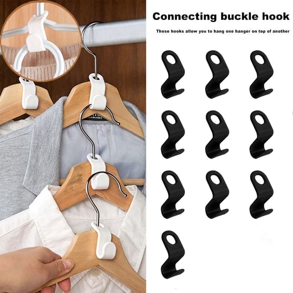 【🔥The 2026 The best closet helper】Space-Saving Clothes Hanger Connector Hooks