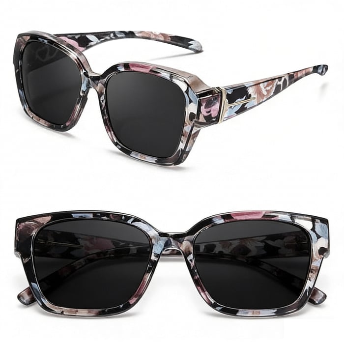 🎉LAST DAY - BUY 1 GET 1 FREE😎2026 New Polarized UV400 Protection Trendy Round Cat-eye Sunglasses 🕶️