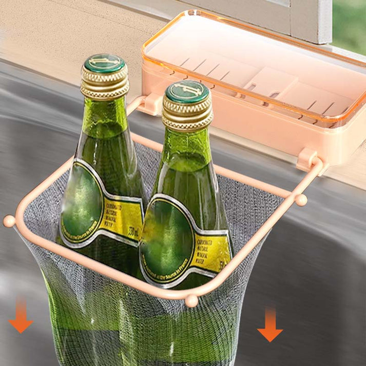 Folding Sink Strainer Holder for Kitchen Waste
