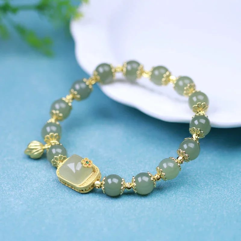 🔥Buy 1 Get 1 Free🔥Hetian Jade Beaded Bracelet