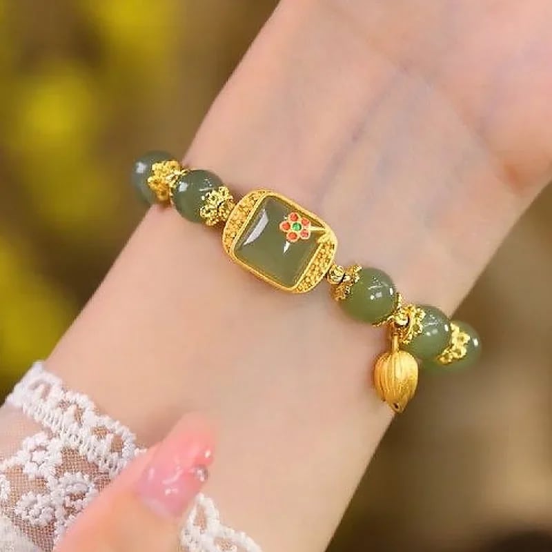 🔥Buy 1 Get 1 Free🔥Hetian Jade Beaded Bracelet