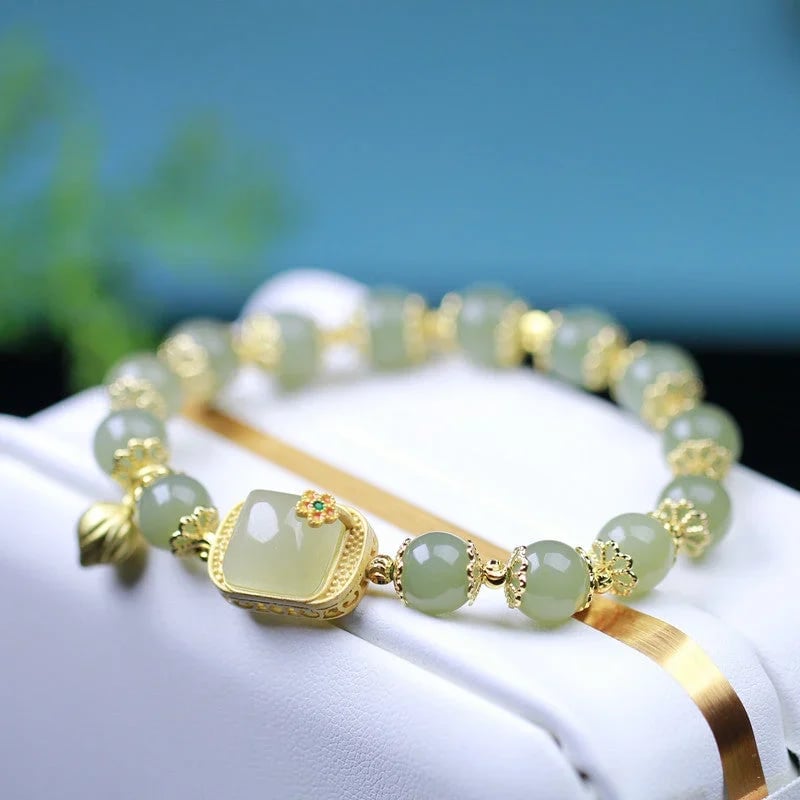 🔥Buy 1 Get 1 Free🔥Hetian Jade Beaded Bracelet