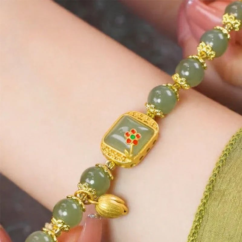 🔥Buy 1 Get 1 Free🔥Hetian Jade Beaded Bracelet