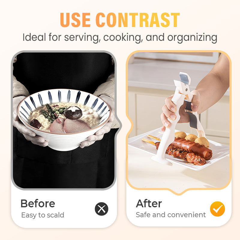 ⚡Kitchen Essentials⚡3-in-1 Silicone Clip for Bowls and Plates