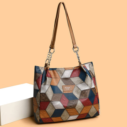 Women’s Patchwork Tote Bag