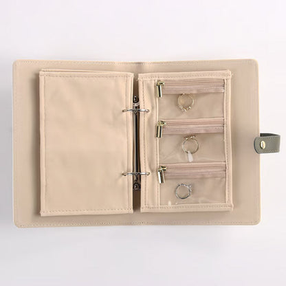 🔥Elegant Portable Checkered Jewelry Storage Bag