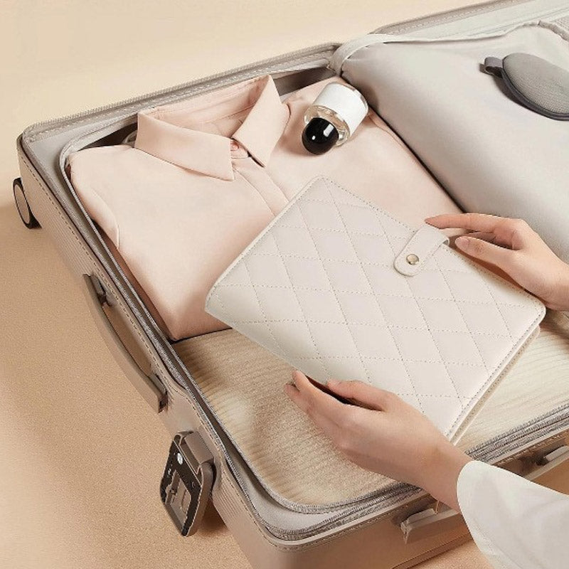 🔥Elegant Portable Checkered Jewelry Storage Bag