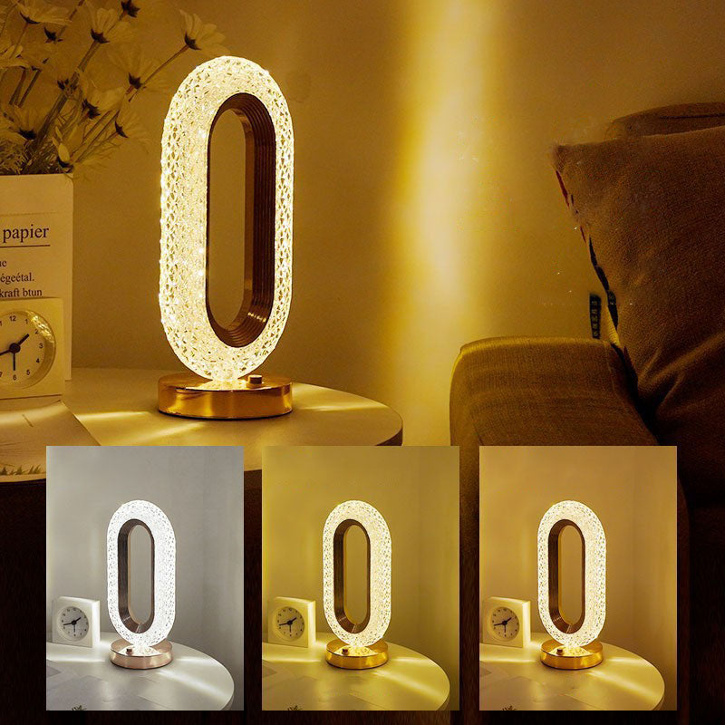 Stylish Rechargeable Touch Bedside Nightlight Set
