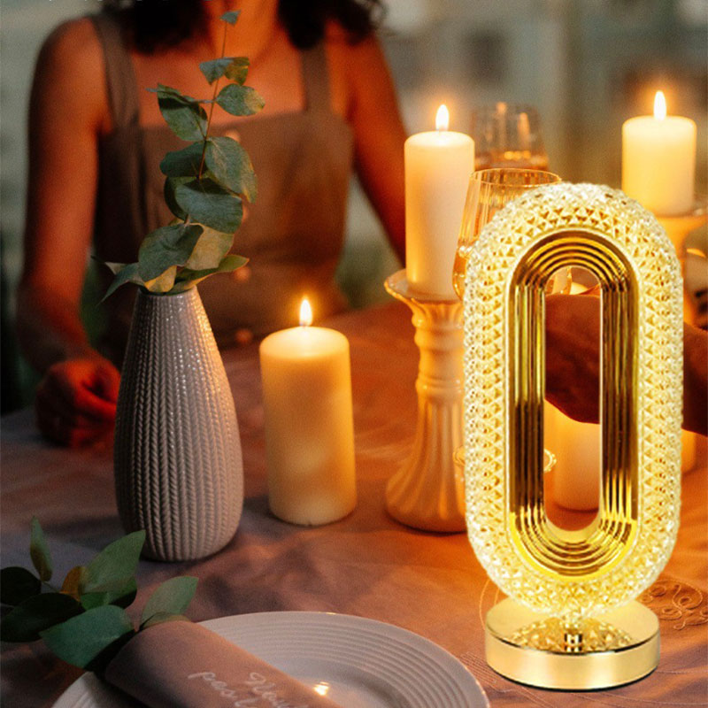 Stylish Rechargeable Touch Bedside Nightlight Set