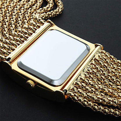 🎄Christmas Special Offer💥Ladies Rhinestone Quartz Square Watch