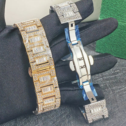 ✨Luxury Square Rhinestone Watch – Elegant Sparkle for Every Occasion✨