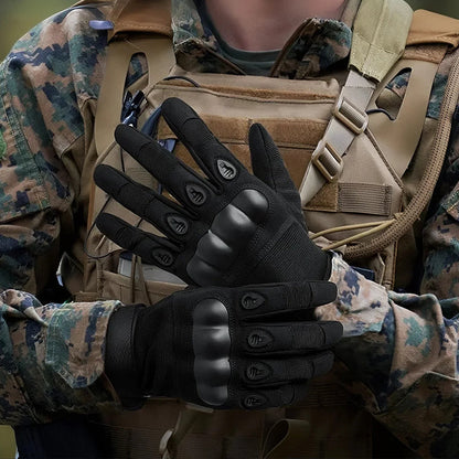 Abrasion-Resistant Full-Finger Work Gloves – Touchscreen on 3 Fingers, Reinforced Palm & Tactical Durability